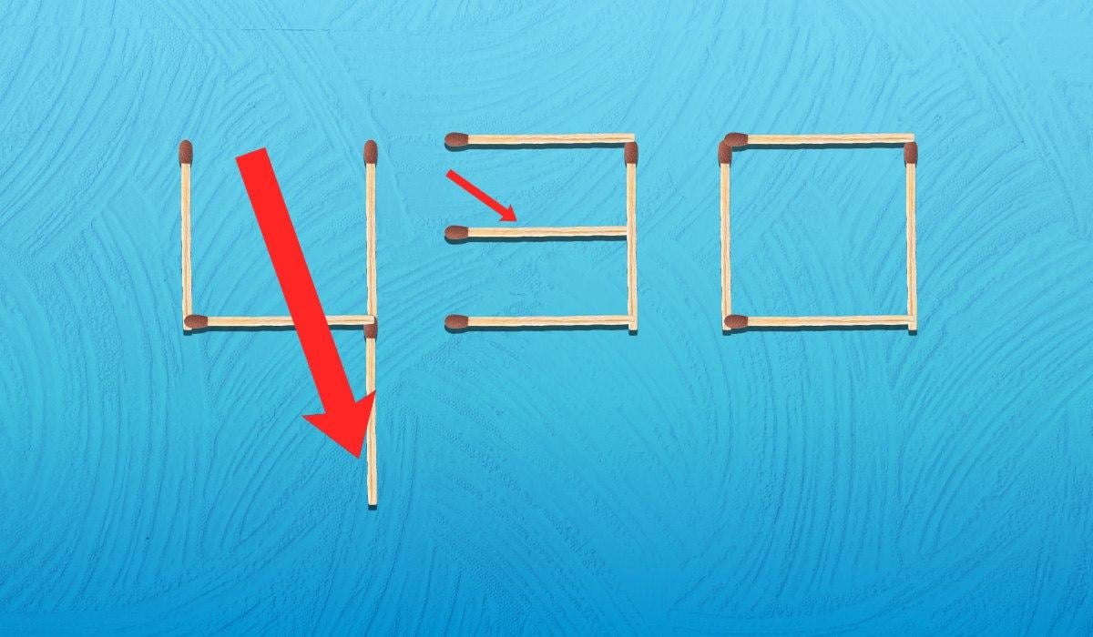 Stačí presunúť 2 zápalky, aby ste ukázali, že je pol piatej: náročný IQ test